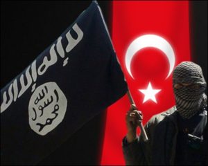 Islamic-state-flag-turkish-flag-photo
