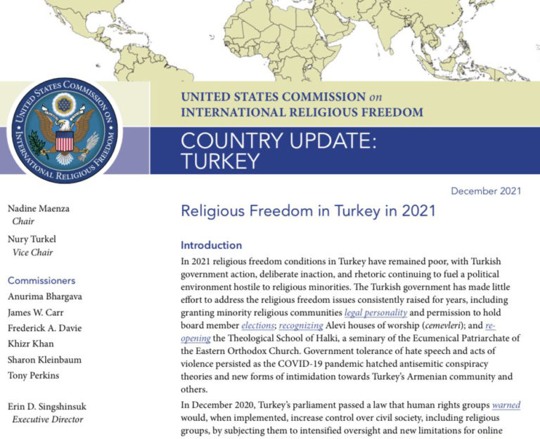 Religious Freedom Violations in Turkey